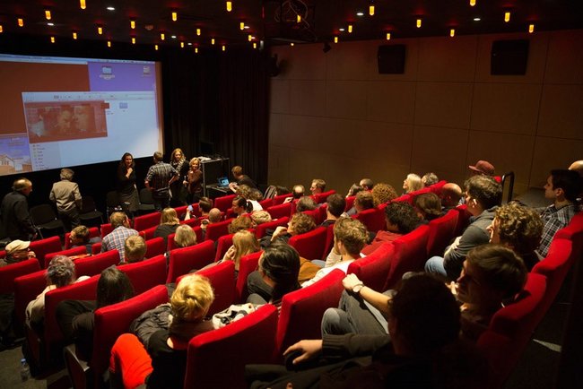 ungeSCHNITTen am 9.03.2017 im Kino der dffb Berlin, Moderation Anne Fabini und Julia Oehring