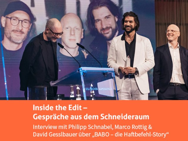 Im Schneideraum mit Philipp Schnabel, Marco Rottig & David Gesslbauer